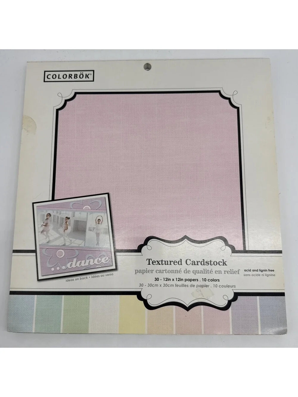 Large Lot Colorbok 12x12” Paper Assorted Colors, Punch Outs & Stickers Scrapbook